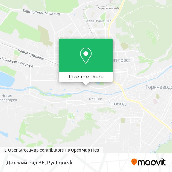 Детский сад 36 map