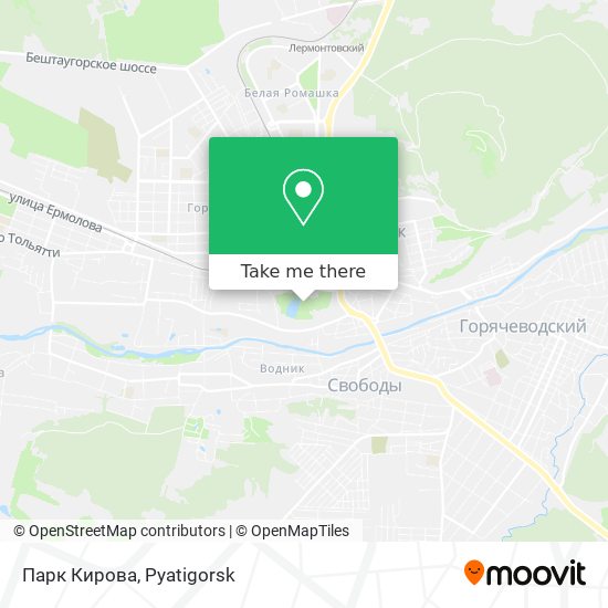 Парк Кирова map