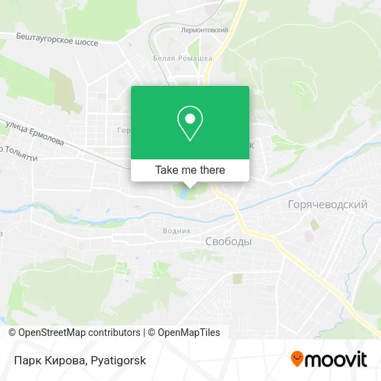 Парк Кирова map