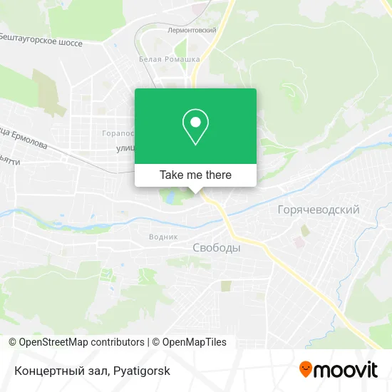 Концертный зал map