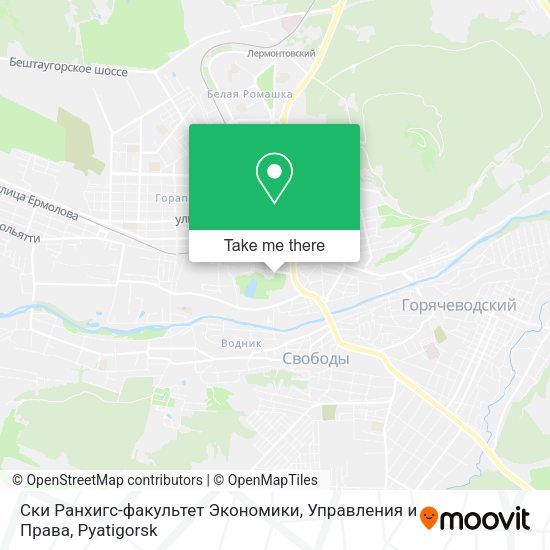 Ски Ранхигс-факультет Экономики, Управления и Права map