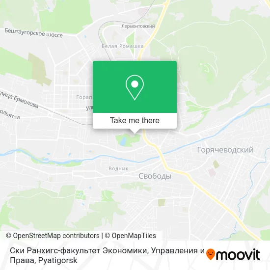 Ски Ранхигс-факультет Экономики, Управления и Права map