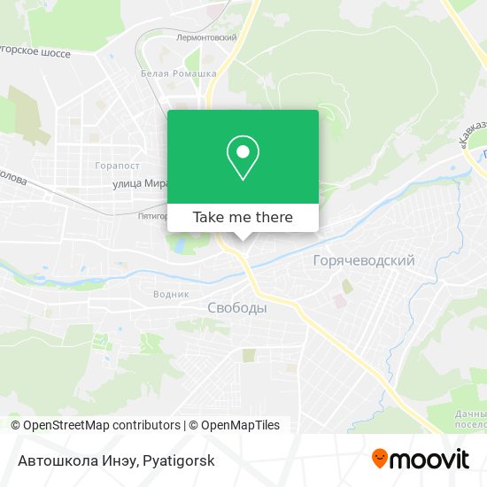 Автошкола Инэу map