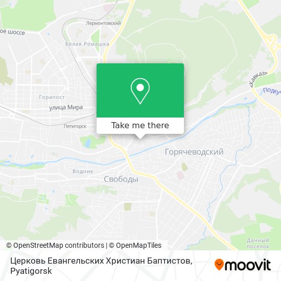 Церковь Евангельских Христиан Баптистов map