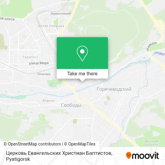 Церковь Евангельских Христиан Баптистов map