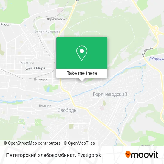 Пятигорский хлебокомбинат map