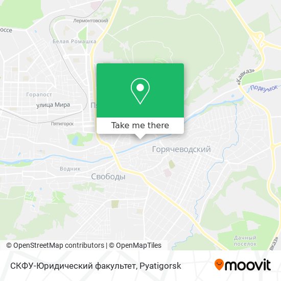 СКФУ-Юридический факультет map