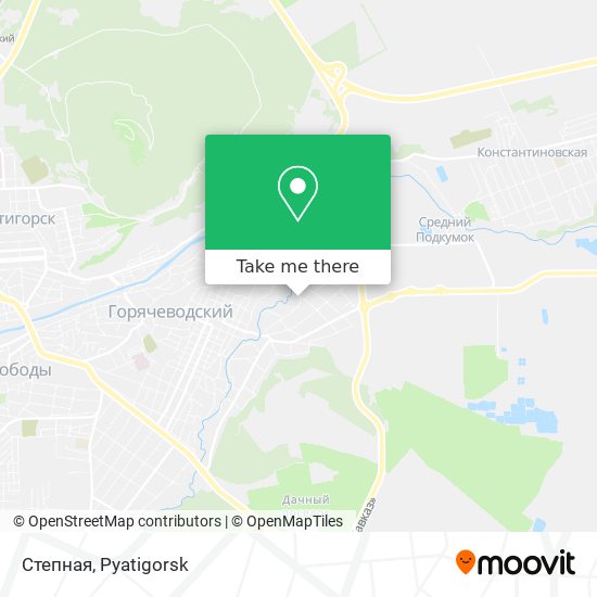 Степная map