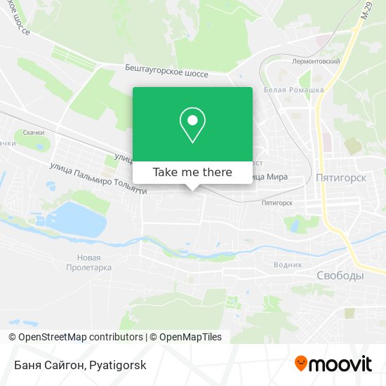 Баня Сайгон map