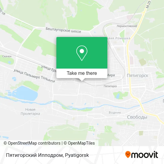 Пятигорский Ипподром map