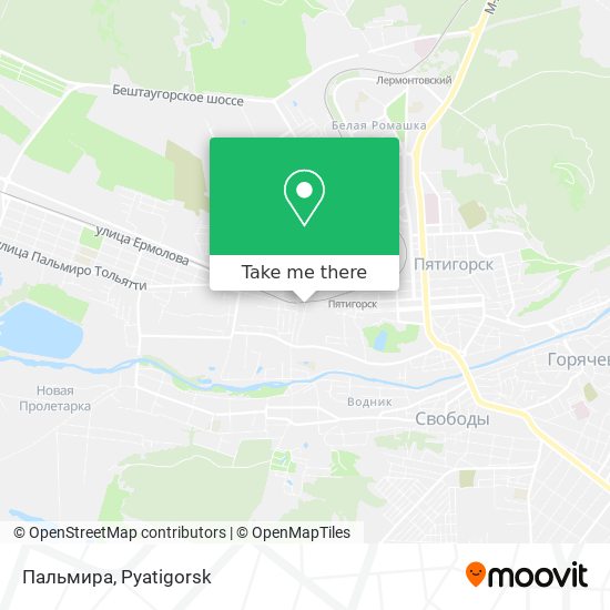 Пальмира map