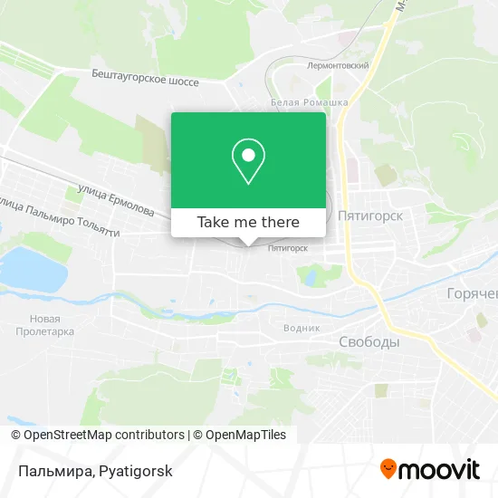 Пальмира map