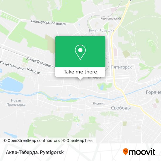 Аква-Теберда map