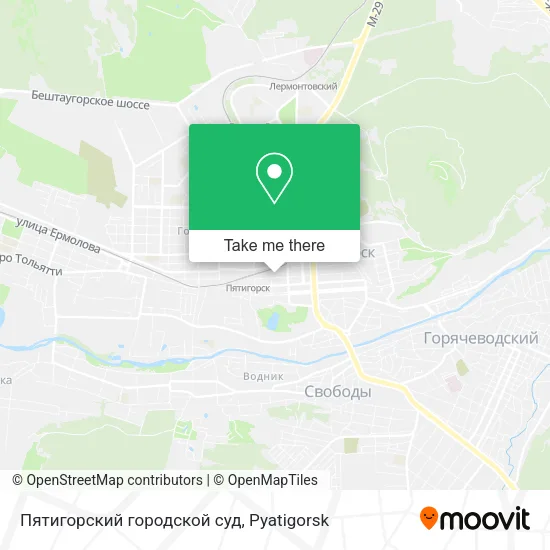 Пятигорский городской суд map