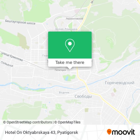 Hotel On Oktyabrskaya 43 map
