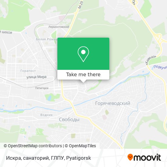 Искра, санаторий, ГЛПУ map