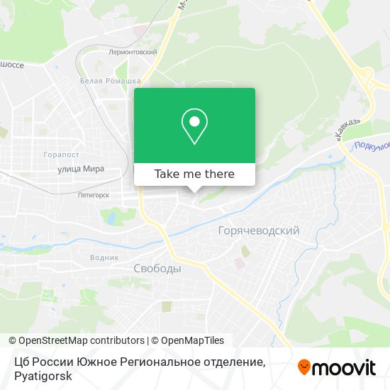 Цб России Южное Региональное отделение map