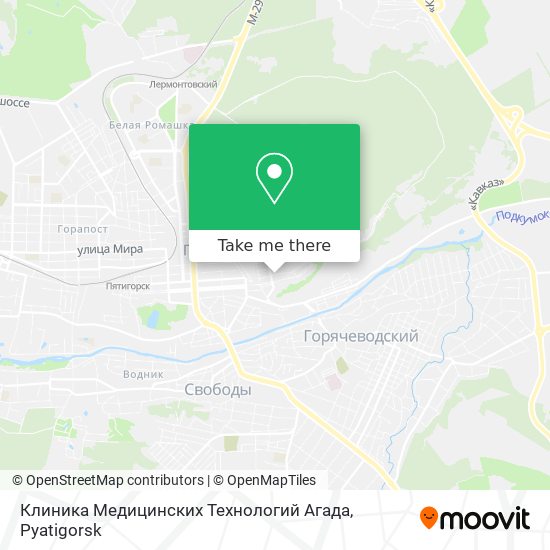 Клиника Медицинских Технологий Агада map
