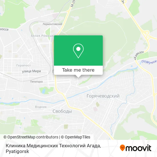 Клиника Медицинских Технологий Агада map