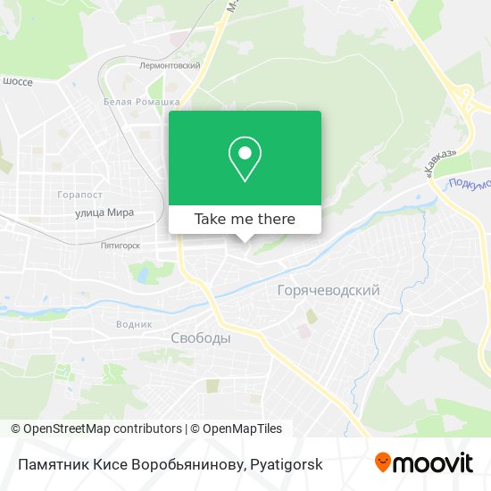 Памятник Кисе Воробьянинову map