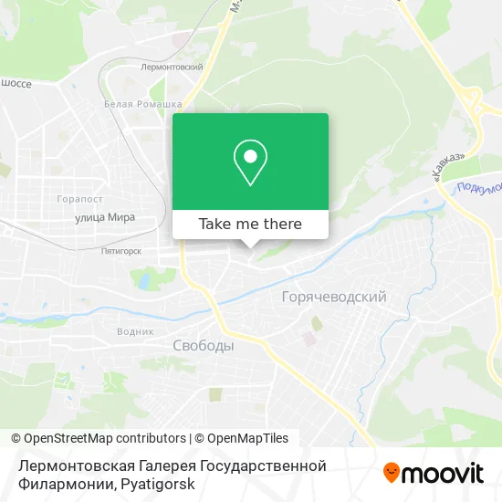 Лермонтовская Галерея Государственной Филармонии map
