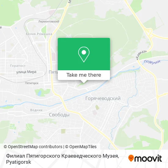 Филиал Пятигорского Краеведческого Музея map