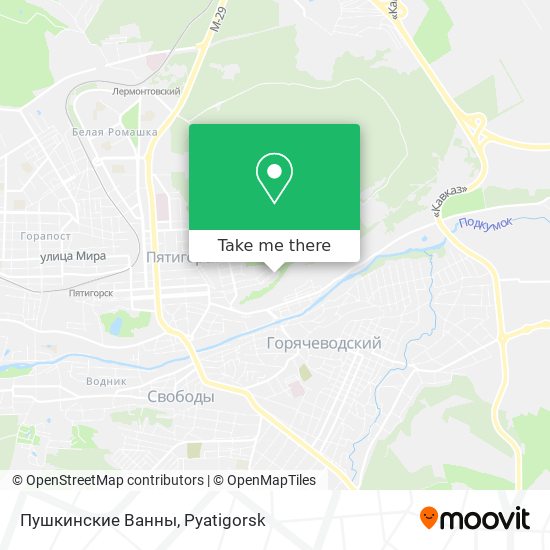 Пушкинские Ванны map