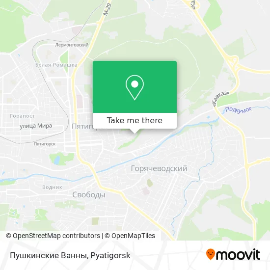 Пушкинские Ванны map