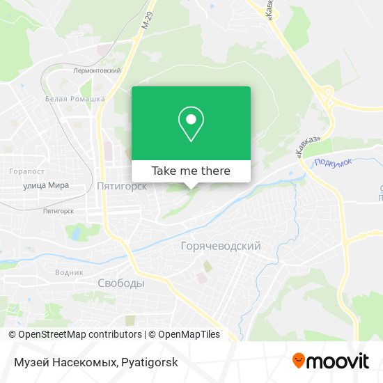 Музей Насекомых map