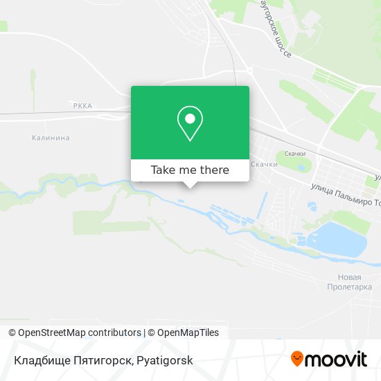 Кладбище Пятигорск map