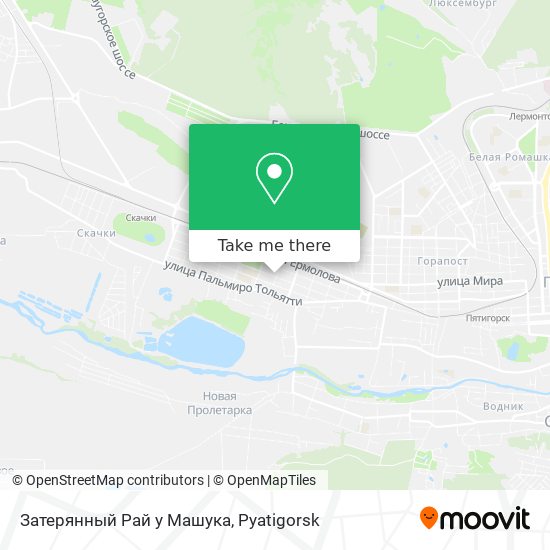 Затерянный Рай у Машука map