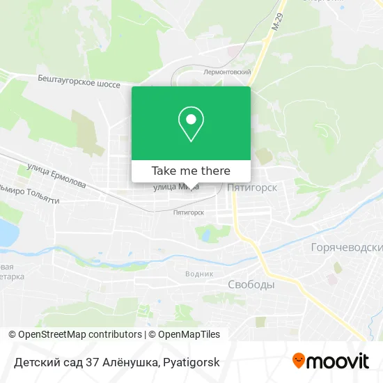 Детский сад 37 Алёнушка map