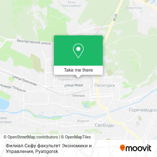Филиал Скфу факультет Экономики и Управления map