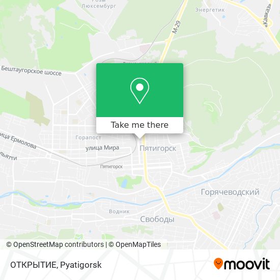 ОТКРЫТИЕ map
