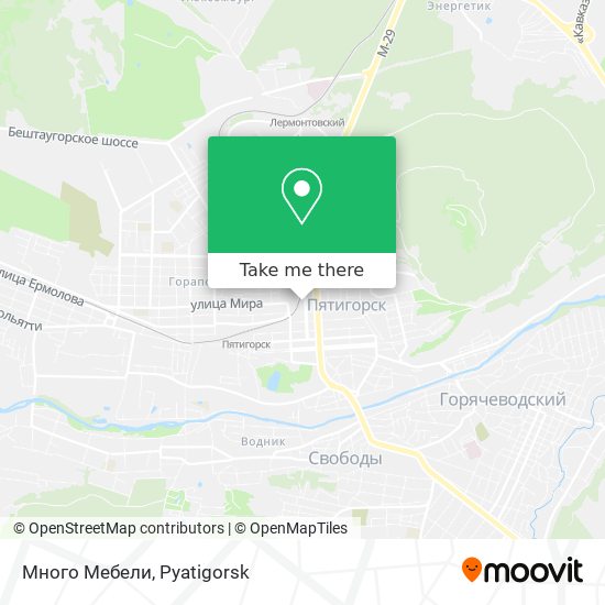 Много Мебели map