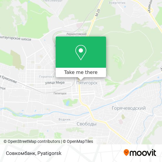 Совкомбанк map