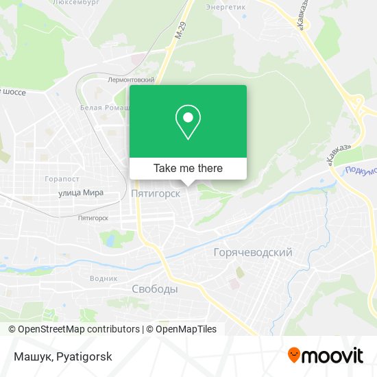Машук map