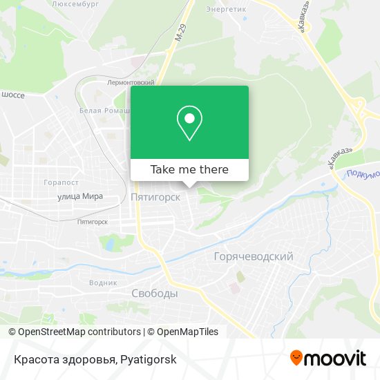 Красота здоровья map