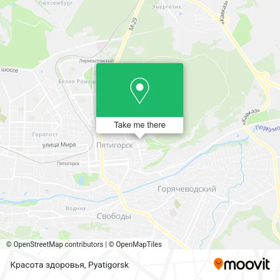 Красота здоровья map