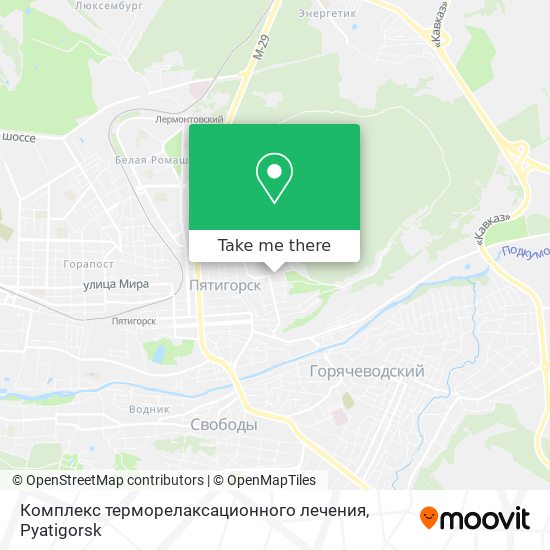 Комплекс терморелаксационного лечения map