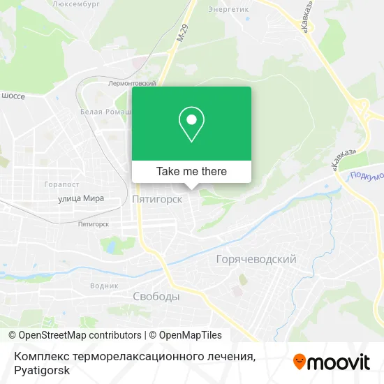 Комплекс терморелаксационного лечения map