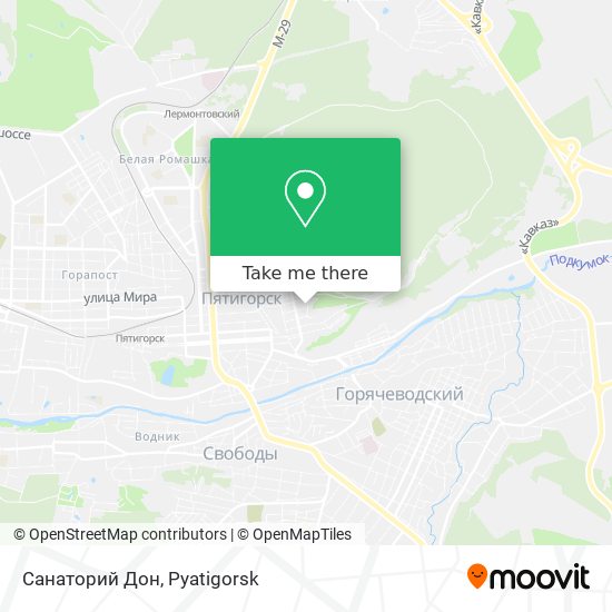 Санаторий Дон map