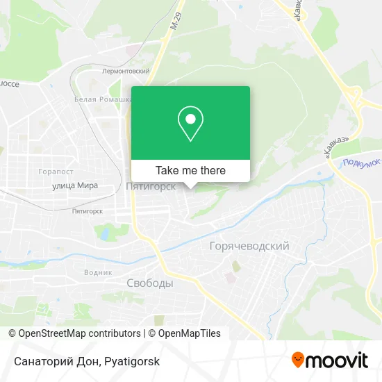 Санаторий Дон map