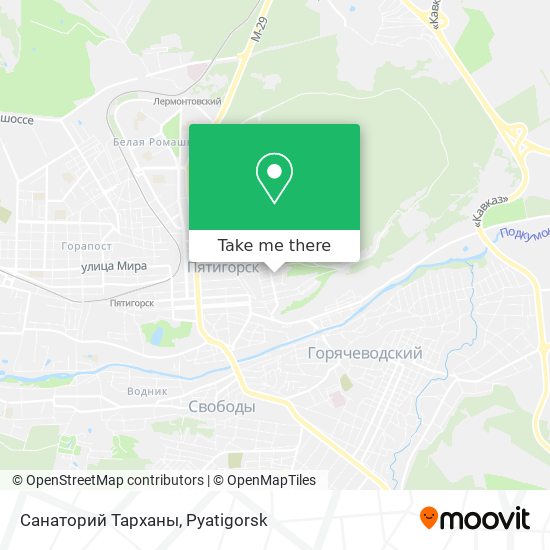 Санаторий Тарханы map