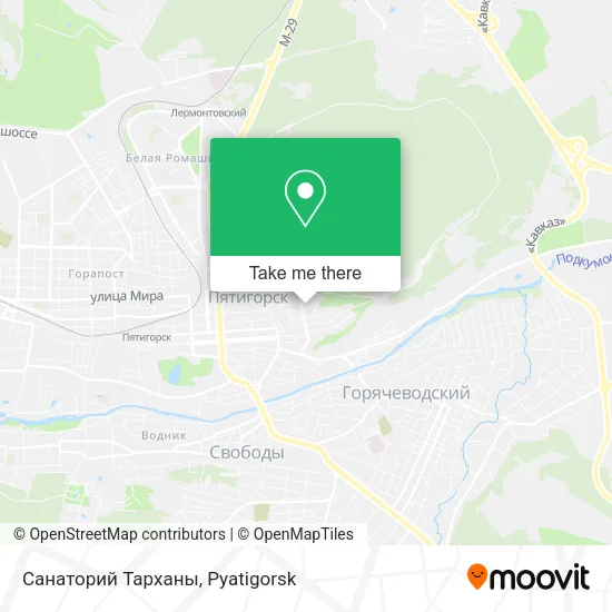 Санаторий Тарханы map