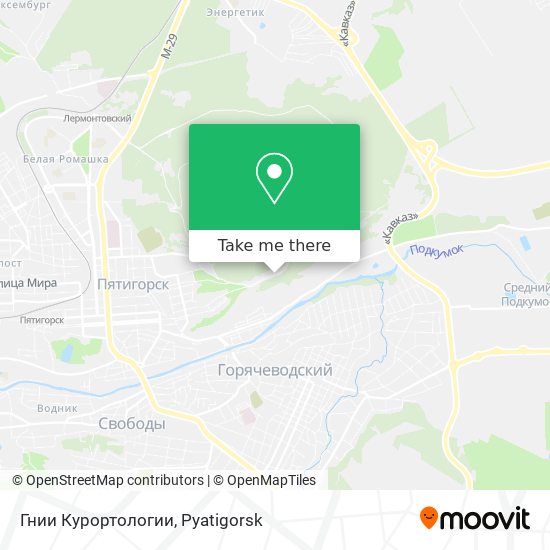 Гнии Курортологии map