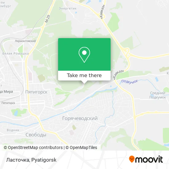 Ласточка map