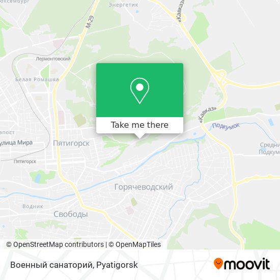 Военный санаторий map