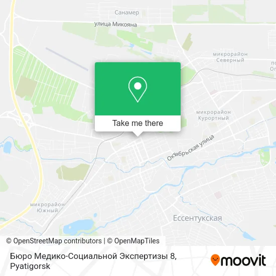 Бюро Медико-Социальной Экспертизы 8 map