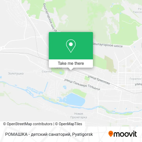 РОМАШКА - детский санаторий map